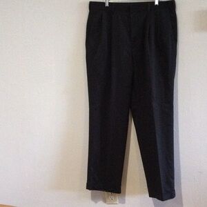 Axis Black Rolled Leg Opening Men's Black Dress/Trouser Pant Size 36/32